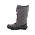 COLUMBIA MINX MID szürke/rózsa fűzős OMNI-HEAT BUNDÁS VÍZÁLLÓ MAGASSZÁRÚ csizma