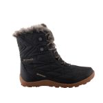 Columbia Minx Shorty III fekete fűzős szőrme béléses vízálló női téli csizma