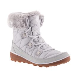 COLUMBIA HEAVENLY SHORTY ezüstszürke fűzős OMNI-HEAT HŐFÓLIÁS VÍZÁLLÓ félcsizma   COLUMBIA HEAVENLY SHORTY ezüstszürke fűzős OMNI-HEAT HŐFÓLIÁS VÍZÁLLÓ félcsizma