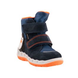 SUPERFIT 2 tépős GTX VÍZÁLLÓ sötétkék/narancs téli hótaposó   SUPERFIT 2 tépős GTX VÍZÁLLÓ sötétkék/narancs téli hótaposó