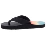 ONEILL IMPRINT fekete/narancs pálmafás ujjközepes strandpapucs