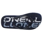 ONEILL PROFILE fekete/fehér/szürke ujjközepes strandpapucs