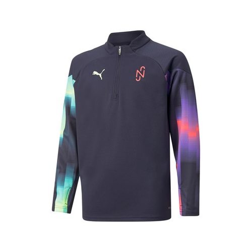 Puma Neymar Jr 24/7 Training Top Jr Parisian sötétkék-színes elől cipzáras gyermek melegítő 