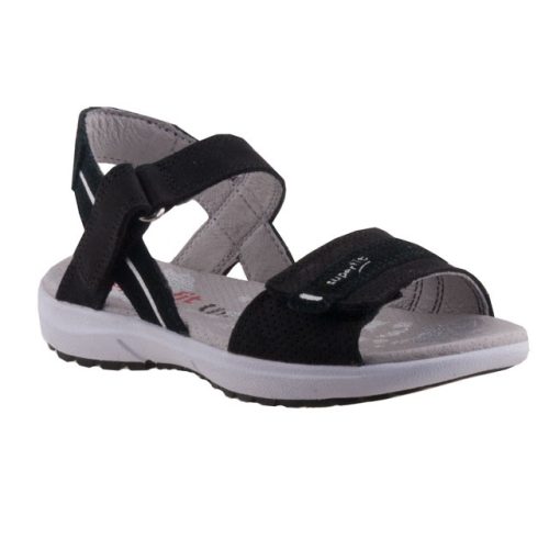 SUPERFIT pántos 2 tépős fekete lányka szandál 31-40