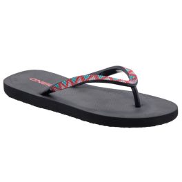 ONEILL MOYA STRAP fekete/mintás ujjközepes strandpapucs ONEILL MOYA STRAP fekete/mintás ujjközepes strandpapucs