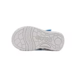 D.D.Step kék halacskás tépőzáras-összehúzós Quick dry (gyorsan száradó) textil kisfiú gyerekszandál (G065-61161)