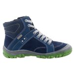 SIESTA-RICHTER sötétkék/zöld SympaTex VÍZÁLLÓ fűzős/cipzáras téli cipő