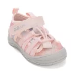D.D.Step rózsaszín csillámos tépőzáras-összehúzós Quick dry (gyorsan száradó) textil kislány gyerekszandál (G065-61620AM)