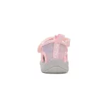 D.D.Step rózsaszín csillámos tépőzáras-összehúzós Quick dry (gyorsan száradó) textil kislány gyerekszandál (G065-61620AM)