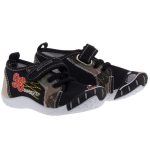 Fekete 96-os zárt tépős váltócipő