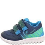 Superfit Sport7 Mini kék-zöld 2 tépőzáras textil kisfiú gyerekcipő (1-006183-8000)