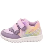 Superfit Sport7 Mini lila-rózsaszín-színes 2 tépőzáras textil kislány gyerekcipő (1-006183-8500)