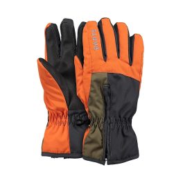 BARTS ZIPPER GLOVES szürke/narancssárga 5 ujjas cipzáros gyerek síkesztyű (2-7)   BARTS ZIPPER GLOVES szürke/narancssárga 5 ujjas cipzáros gyerek síkesztyű (2-7)