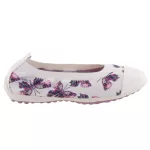 GEOX PIUMA BALLERINA fehér/lila PILLANGÓS gumis balerina cipő