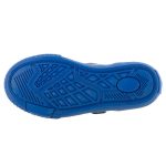 SIESTA-RICHTER szürke/kék tépős/gumis FitMI talpbetétes bőr félcipő