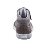 SZÍNHIBÁS Siesta-Richter barna-drapp FitMI talpbetétes tépőzáras-gumis magasszárú cipő