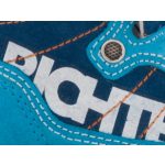 SIESTA-RICHTER cipzáras fűzős türkizkék/kék cipő