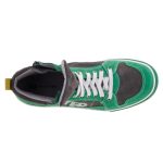 SIESTA-RICHTER cipzáras fűzős zöld/szürke cipő