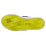 GEOX KIWI BOY sötétkék/citrom gumis lélegző talpú félcipő