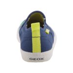 GEOX KIWI BOY sötétkék/citrom gumis lélegző talpú félcipő