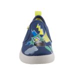 GEOX KIWI BOY sötétkék/citrom gumis lélegző talpú félcipő