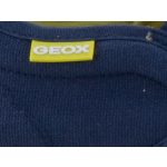 GEOX KIWI BOY sötétkék/citrom gumis lélegző talpú félcipő