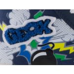 SZÍNHIBÁS GEOX KIWI BOY sötétkék/citrom cipzáras/fűzős lélegző talpú magasszárú cipő