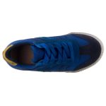 GEOX SMART BOY indigókék/kék/sárga fűzős lélegző talpú félcipő