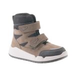 Siesta-Richter magas szárú 2 tépőzáras barnás zöld-fekete Sympatex (Vízálló) bundás téli bakancs 