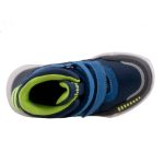 Siesta-Richter 2 tépőzáras neon zöld-kék sympatex (vízálló) bélelt téli fiú bakancs