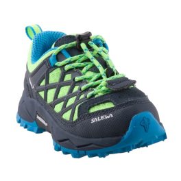 Salewa Jr Wildfire sötétkék-neonzöld-kék összehúzós terep sportcipő   Salewa Jr Wildfire sötétkék-neonzöld-kék összehúzós terep sportcipő