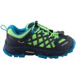 Salewa Jr Wildfire sötétkék-neonzöld-kék összehúzós terep sportcipő