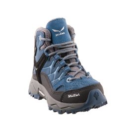 Salewa Jr Alp Trainer Mid sötétkék-szürke fűzős GTX (vízálló) bakancs   Salewa Jr Alp Trainer Mid sötétkék-szürke fűzős GTX (vízálló) bakancs