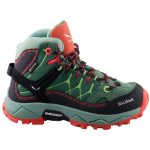 Salewa Jr Alp Trainer Mid mohazöld-narancssárga fűzős GTX (vízálló) bakancs