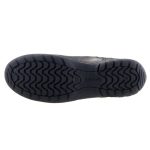 GEOX CRISSY BLACK fekete virág hímzett cipzáras bőr lélegző talpú csizma