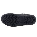 GEOX CRISSY BLACK fekete VÍZÁLLÓ 2 csatos cipzáras bőr lélegző talpú csizma