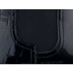 GEOX SOFIA fekete lakk gumis lélegző talpú bokacsizma