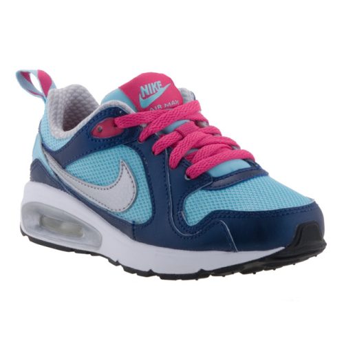 NIKE AIR MAX TRAX (PS) világoskék/kék/málna fűzős sportcipő 27.5-35