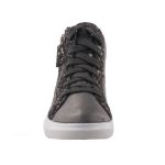 Superfit fekete csillogós fűzős-cipzáras GTX (Vízálló) melegbéléses lány cipő