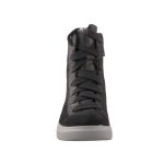 Superfit fekete csillámos fűzős-cipzáras GTX (Vízálló) bélelt velúrbőr magasszárú lány téli cipő