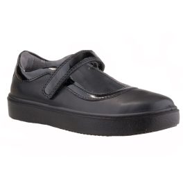 SUPERFIT tépős lakk/matt fekete bőr balerina cipő SUPERFIT tépős lakk/matt fekete bőr balerina cipő