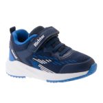 Siesta-Richter sötétkék gumifűzős-tépőzáras vízálló (richtex) textil fiú cipő 