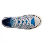 CONVERSE CHUCK TAYLOR ALL STAR kék/lila MINTÁS vászon fűzős félcipő