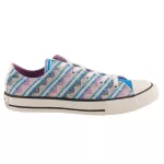 CONVERSE CHUCK TAYLOR ALL STAR kék/lila MINTÁS vászon fűzős félcipő