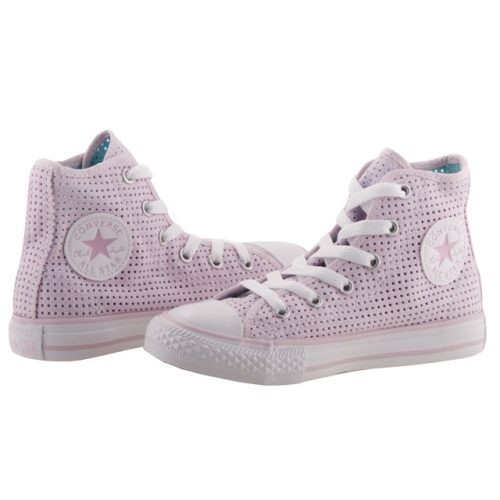 CONVERSE CHUCK TAYLOR ALL STAR levendula szellőzős fűzős magasszárú cipő