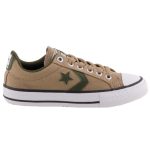 CONVERSE STAR PLAYER barna/khaki zöld vászon fűzős félcipő