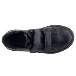 SIESTA-RICHTER 2 tépős fekete FitMI bőr félcipő