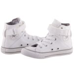 CONVERSE CHUCK TAYLOR ALL STAR BREA fehér bőr magasszárú fűzős/tépős cipő