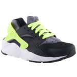 NIKE HUARACHE RUN fekete/neon fűzős futó sportcipő