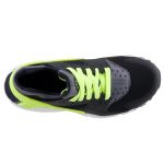 NIKE HUARACHE RUN fekete/neon fűzős futó sportcipő